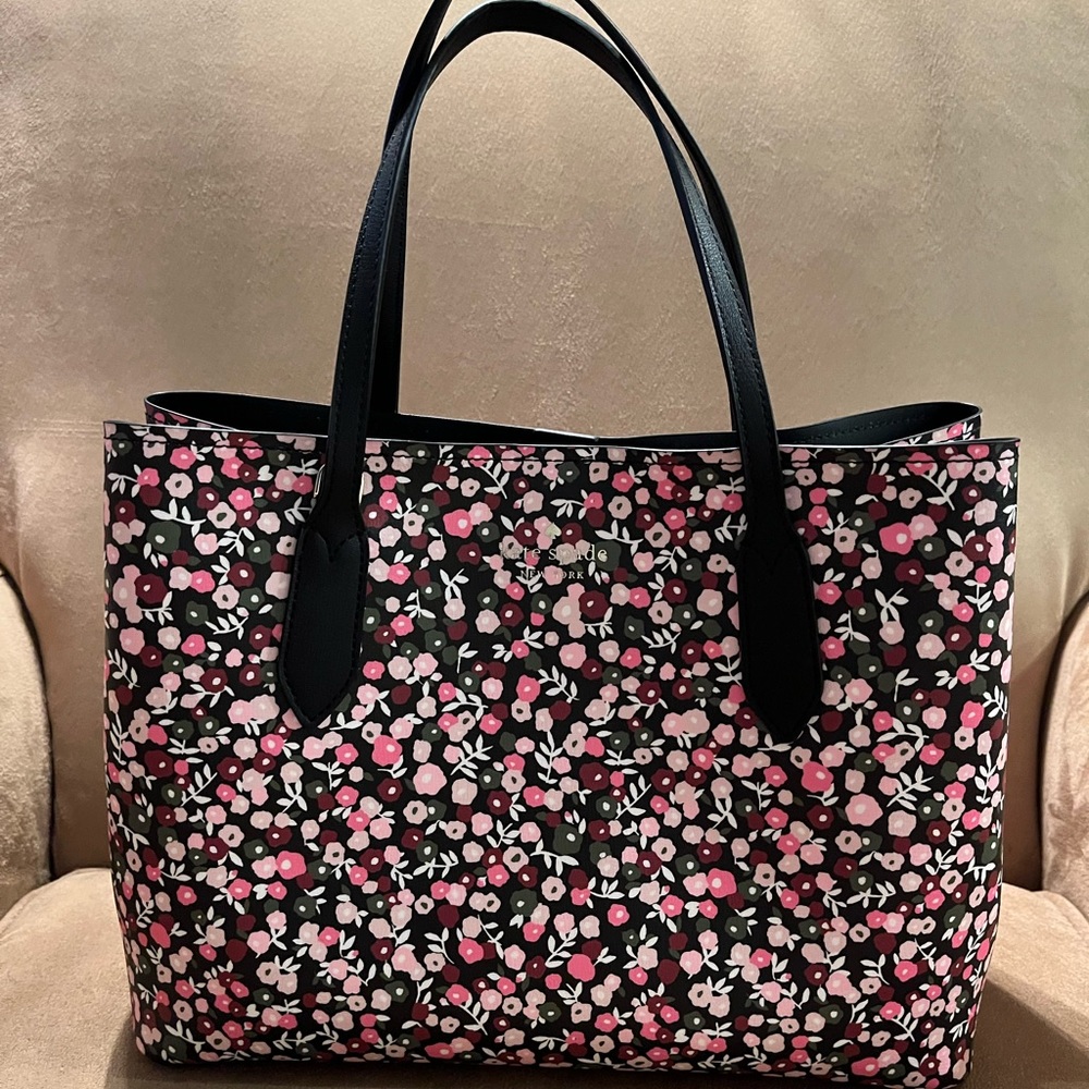 Kate Spade Harper Park Ave satchel in floral print